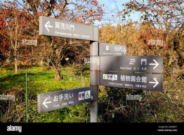 Are there English signs in Japan?