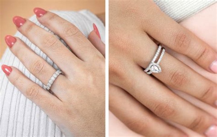 Are you supposed to wear rings facing you or away?