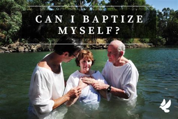 Can anyone baptize a person?