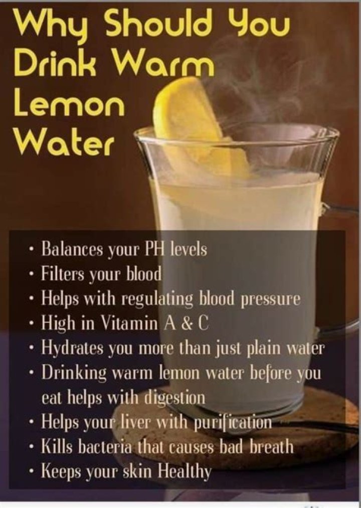 Does drinking warm lemon water help your liver?