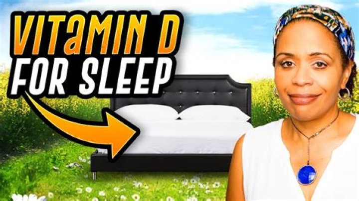 Does vitamin D help you sleep or keep you awake?