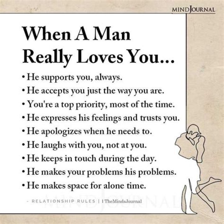 How a man feels when he is in love?