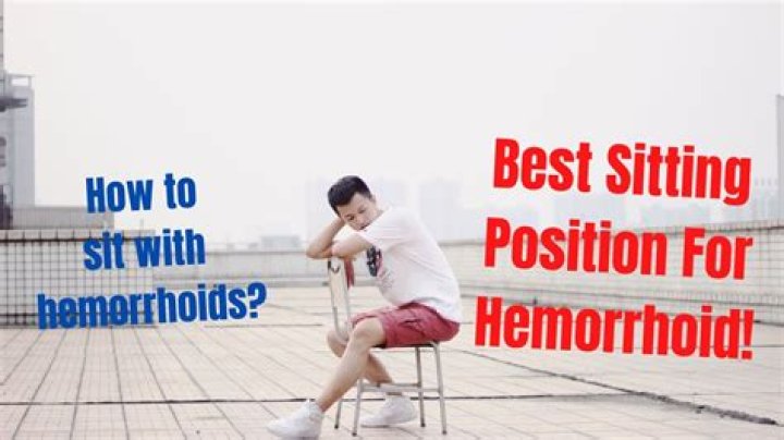 Is standing or sitting better for hemorrhoids?