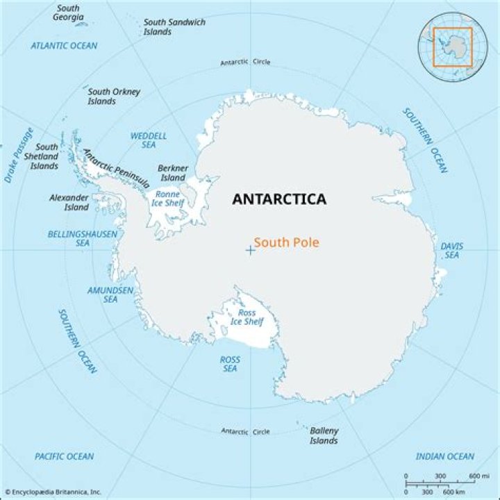 What is at the bottom of Antarctica?