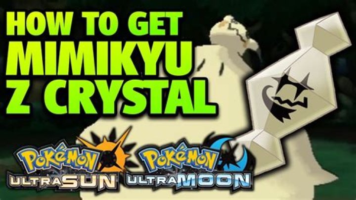 Where do you get Mimikyu Z Crystal?