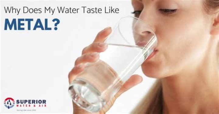 Why does my water taste like glue?